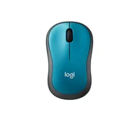 Logitech Maus M185 Wireless - Maus-Typ: Mobile - Maus Features: Scrollrad - Bedienungsseite: Universal - Detailfarbe: Blau - Schwarz - Verbindungsart: Kabellos - Schnittstelle: USB-A