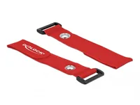 Delock Klettkabelbinder Rot 280 mm x 38 mm 3 Stück - Breite: 38 mm - Länge: 280 mm - Produkttyp: Klettkabelbinder - Ausstattung Kabelmanagement: Wiederverwendbar - Haftend - Verpackungseinheit: 3 Stück - Material: Klett