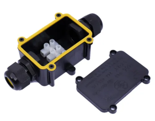 Alpha Elettronica Abzweigdose 2-fach IP68, 9-12 mm - Breite: 42.5 mm - Länge: 69.5 mm - Tiefe: 42.5 mm - Schutzklasse: IP68 - Montage: Keine - E-Nr.: 0