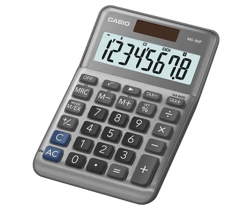 Casio MS-80F calculator Desktop Basic Grey