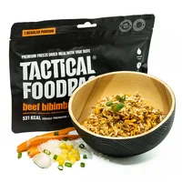 Tactical Foodpack Hauptgericht Rindfleisch Bibimbap - Produkttyp: Fleischgerichte - Nährwertangabe pro: Portion - Energiegehalt (in kj): 2231 KJ - Energiegehalt (in kcal): 531 Kcal - Fett: 18 g - Gesättigte Fettsäuren: 5.1 g