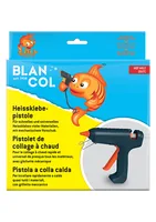 Blancol Heissklebepistole «PROFI» Hot Melt 1 Stück - Geeignete Oberflächen: Kunststoff - Keramik - Beton - Textil - Karton - Holz - Metall - Glas - Packungsgrösse: 1 Stück - Detailfarbe: Orange - Schwarz - Art: Heissklebepistole
