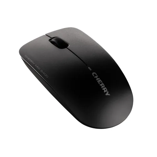 Cherry Maus MW 2400 - Maus-Typ: Business - Maus Features: Scrollrad - Bedienungsseite: Universal - Detailfarbe: Schwarz - Verbindungsart: Kabellos - Schnittstelle: USB-A
