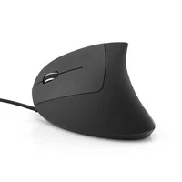 MediaRange Maus USB 2.0 Vertical Linkshänder, schwarz