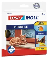 TESA tesamoll 6 m Window Seal rubber Self-adhesive White