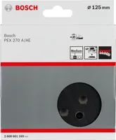 Bosch Professional Schleifteller mittelhart, 125 mm mit Befestigungsset - Zubehörtyp: Schleifteller - Für Material: Universal