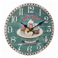 TFA-Dostmann Vintage Quartz clock Round Green