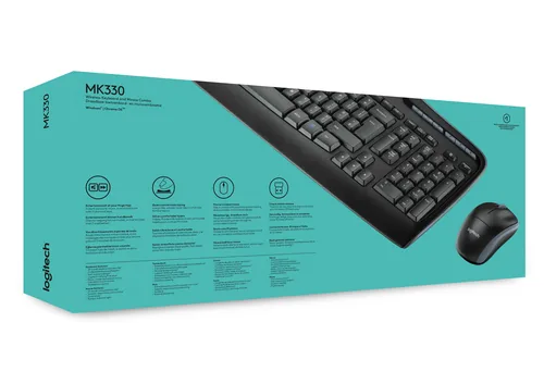 LGN Logitech MK330 Wireless Desktopset US Layout