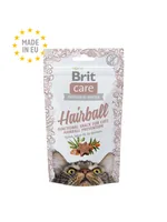Brit Katzen-Snack Care Hairball, 50 g - Snackart: Leckerli - Tierbedürfnis: Haut & Fell - Geschmacksrichtung: Geflügel - Zertifikate: Keine Zertifizierung - Fleischsorte: Ente - Futtereigenschaft: Getreidefrei