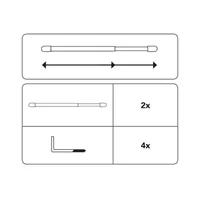 Gardinia Home Decor 1231 curtain rod