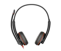 HP Poly Blackwire 3225 Stereo USB-C Headset +3.5mm Plug +USB-C/A Adapter Avec fil Arceau Bureau/Centre d'appels USB Type-C Noir