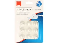 Max Hauri Kabel-Clip 1er, 9 Stück, Weiss - Ausstattung Kabelmanagement: Selbstklebend - Produkttyp: Kabel-Clip - Verpackungseinheit: 9 Stück - Material: Kunststoff - Detailfarbe: Weiss