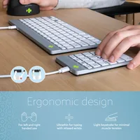 R-Go Tools RGOCONMWDWH tastierino numerico Computer portatile USB Bianco