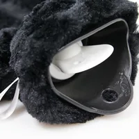 Hugo Frosch Bettflasche Wärmflasche 1.8 Liter, Schwarz - Material: Polyester - Mikrofaser - Detailfarbe: Schwarz