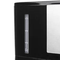 Princess Filterkaffeemaschine Compact 12 Schwarz/Silber - Detailfarbe: Schwarz - Silber - Anzahl Tassen: 12 - Ausstattung: Anti-Rutsch-Füsse - Anti-Tropfsystem - Herausnehmbarer Filter - Kaffeekannenfunktion