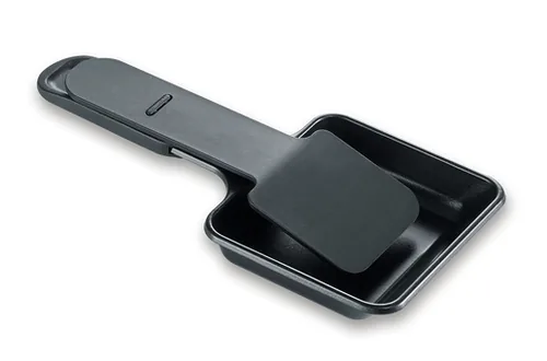 Severin Racletteofen Black Line Lite Mini RG 2360 4 Personen - Anzahl Personen: 4 - Funktionen: Antihaftbeschichtung - Grillplatte - Raclette - Regelbarer Thermostat - Rutschfeste Füsse - Connect-System: Keine Angaben - Grillplatte: Keramik - Pfännchenabl