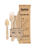 Duni Einweg-Besteckset Biopak Petit 6/1 250 Stück - Produkttyp: Einweg-Besteckset - Materialtyp: Holz - Material: Holz - Detailfarbe: Beige - Länge: 20.5 cm - 21 cm