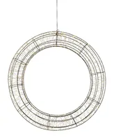 STT LED Engelskranz Nero 1800 LED, Ø 78 cm, 15 W - Betriebsart: Netzbetrieb - Fernbedienung: Nein - Aussenanwendung: Ja - Lichtfarbe: Sonnen-Warmweiss (SWW) - Timerfunktion: Nein - Durchmesser: 78 cm