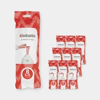 Brabantia Kehrichtsack PerfectFit B 5 l, 200 Stück - Parfümiert: Nein - Eigenschaften: Keine Eigenschaft - Verpackungseinheit: 200 Stück - Volumen: 5 l - Trageriemen: Ja - Material: Kunststoff
