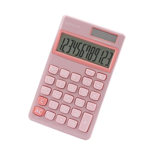 GENIE Taschenrechner 212P pink