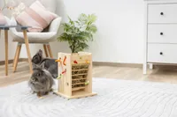 Kerbl Heu- und Gemüseturm 24 x 24 x 30 cm - Nagetierart: Hamster - Kaninchen - Tierart: Kaninchen