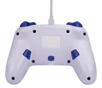 Power A Enhanced Wired Controller Master Sword Attack - Plattform: Nintendo Switch - Nintendo Switch OLED-Modell - Verbindungsmöglichkeiten: Kabelgebunden - USB Typ-A - Controller Typ: Gamepad - Detailfarbe: Blau - Mehrfarbig - Weiss