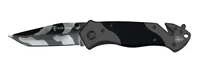 Elite Force Taschenmesser EF102 - Typ: Klappmesser - Schalenmaterial: Kunststoff - Funktionen: Seil- & Gurtschneider - Glasbrecher - Einhandklinge: Nein - Verriegelung: Liner-Lock - Anzahl Funktionen: 1-10