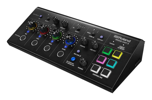 Roland Bildmischer BRIDGE CAST X - Schnittstellen: 3.5-mm-Kopfhöreranschluss - 3.5 mm Klinke - HDMI - Line Out - USB - XLR