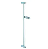 KWC Duschgleitstange 110 cm - Befestigung: Wand - Material: Messing - Farbe: Verchromt