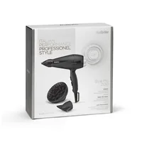 Babyliss Haartrockner Turbo Pro 2100 W - Typ: Trockner - Diffusor: Ja - Klappbarer Griff: Nein - Spannungsanpassung: Nein - Detailfarbe: Schwarz - Ionentechnologie: Ja