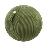 VLUV Sitzball Vlip Ø 50-55 cm, Oliv - Tiefe: 50 cm - Breite: 50 cm - Höhe: 50 cm - Belastbarkeit: 150 kg - Sitzhöhe: 50 cm - Detailmaterial: Polyester (PES)