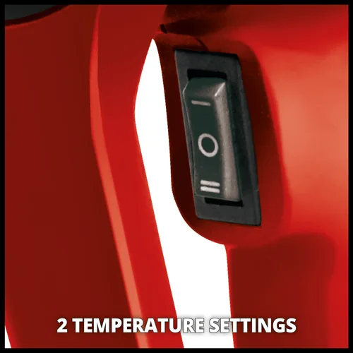 Einhell Heissluftgebläse TH-HA 2000/1 - Produkttyp: Heissluftföhn - Set: Ja - Temperatur einstellbar: Ja - Leistung: 2000 W