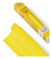 Poli-Tape Vinylfolie Permanent 30.5 x 183 cm, Gelb matt - Geeignet für Drucker: Nein - Detailfarbe: Gelb - Aussenanwendung: Ja - Selbstklebend: Ja - Aufbügelbar: Nein - Folientyp: Vinylfolie