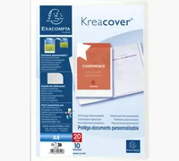 EXACOMPTA Sichtbuch KC A4 58109E weiss 10 Taschen