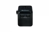 Verbatim 49543 adaptateur prise d'alimentation Universel Noir