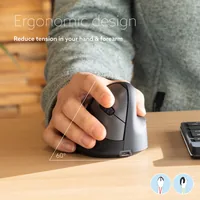 ERGONOMIC MOUSE MEDIUM HAND165-185MM RIGHT-HANDED WRLS
