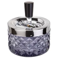 dameco 600005 ashtray Round Aluminium, Glass