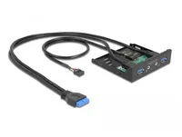 Delock Front Panel 64150 2x USB - Datenanschluss Seite B: USB 3.0 - Anzahl Ports: 2 - Schnittstelle Hardware: USB 3.0