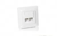 Equip Cat.5e German Modular Faceplate