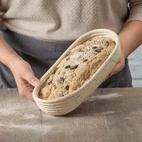 Zenker 7318 bread basket Oval Rattan Beige