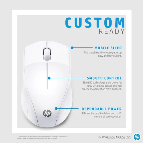 HP 220 mouse RF Wireless Optical