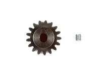 Tamiya Motorritzel 17T M0.8 für 3.17 mm Motorwellen, DT-03 - Produkttyp: Motorritzel - Verzahnung: M0.8 - Wellendurchmesser: 3.17 mm - Anzahl Zähne: 17 ×