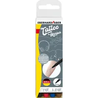 Eberhard Faber Tattoostift One Line 4 Stück, Mehrfarbig - Set: Nein - Detailfarbe: Mehrfarbig - Produktart Styling: Tattoostift