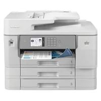 Brother Multifunktionsdrucker MFCJ6957DW - Druckertyp: Farbig - Total Fassungsvermögen Papierzuführungen: 900 Seiten - Mobildruck: Ja - Anzahl Papierzuführungen (maximal): 3 - Druckgeschwindigkeit (farbig): 30 PPM - Druckgeschwindigkeit (schwarz-weiss): 3