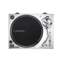 Audio-Technica AT-LP120X Direktangetriebener Plattenspieler, silber