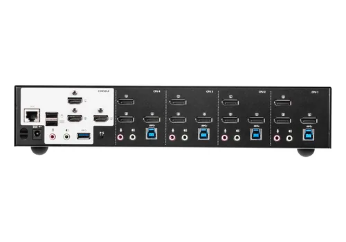 ATEN KVM Switch 4P USB3.0 4K DP Triple View KVMP S