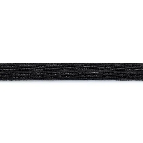 Prym Elastikfaden Schwarz, 3 m x 12 mm - Verpackungseinheit: 1 Stück - Detailfarbe: Schwarz - Produkttyp: Elastikband