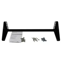 StarTech.com 2U Vertical Wall Mount Patch Panel Bracket - Steel Rack Mount Bracket w/Hardware for 19" Network, Server and Data Equipment - TAA