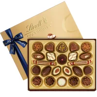 Lindt Schokoladen-Pralinen Connaisseurs assortiert 230 g - Produkttyp: Assortiert - Nährwertangabe pro: 100 g - Energiegehalt (in kj): 2298 KJ - Energiegehalt (in kcal): 551 Kcal - Fett: 35 g - Gesättigte Fettsäuren: 18 g