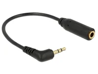 DeLOCK 0.175m 2.5mm/3.5mm audio cable Black